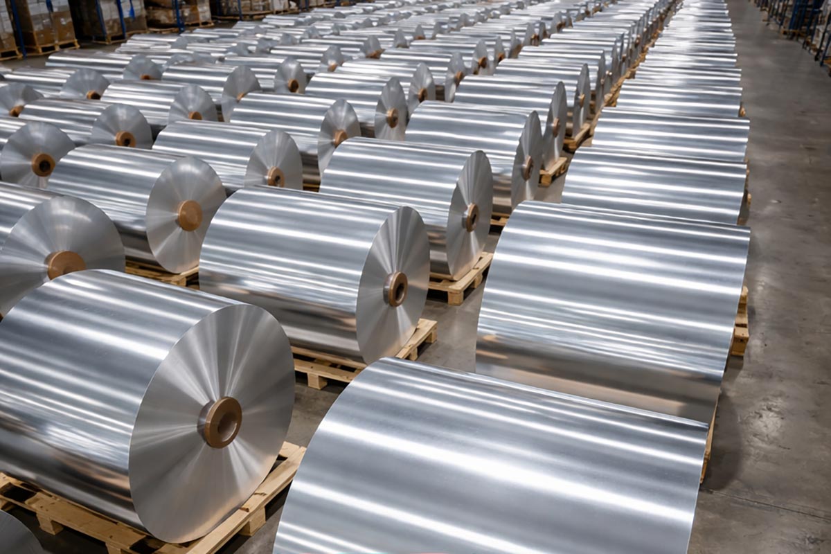 Jumbo Roll Aluminum Foils Exported to Morocco